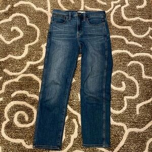 Madewell Roadtripper Stovepipe jeans, size 27
